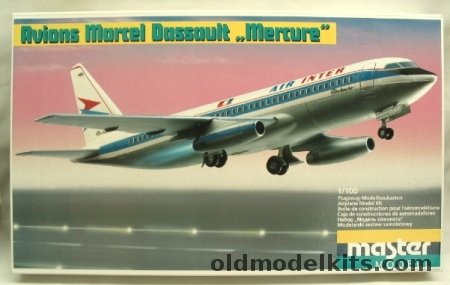 Master Modell 1/100 Avions Marcel Dassault Mercure 'Air Inter', 1018 plastic model kit